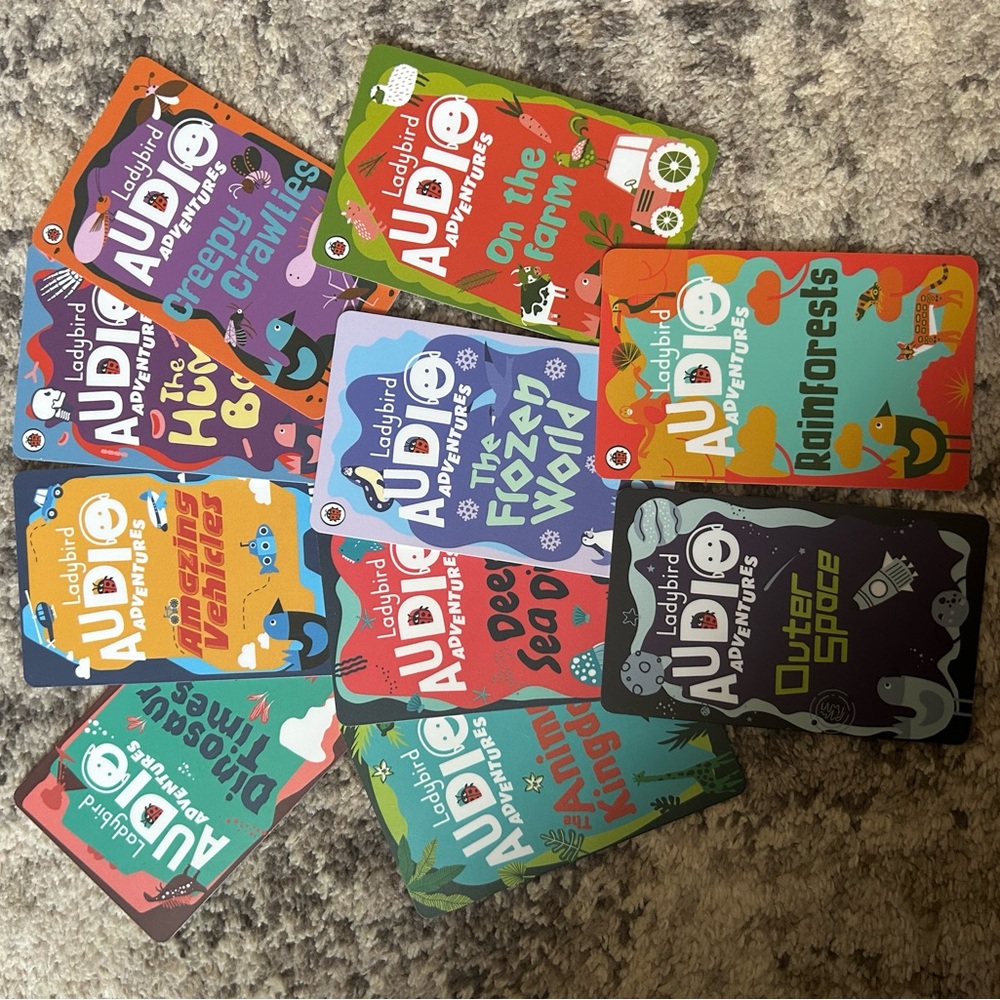 Colorful Audio Adventure Cards